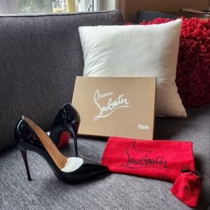 Christian Louboutin So Kate Pumps 38.5 Red Bottoms 120mm
